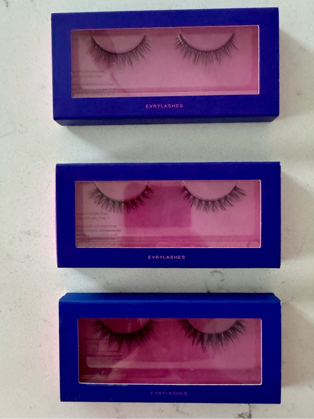 EVRYLASHES False Eyelashes Extension Bundle – 3 Pairs